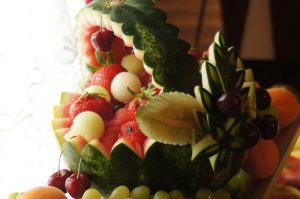Koszyk owocowy z arbuza
